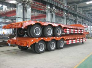 Quality Fast delivery wide load trailer 80ton low bed semi trailer good price wholesale