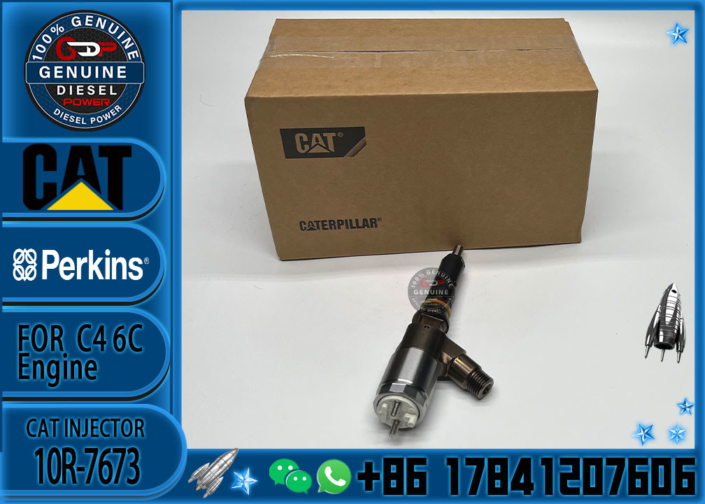High Quality C6.6 Diesel Engine Cat 320D Injector Fuel Inyector 3200690 10R-7673 2645A749 320-0690 For Caterpillar Excav