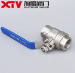 Acid Resistant 2PC Mounted Ball Valve Q11F-1000WOG Customizable for Media