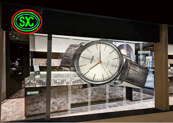 SMD2121 kinglight Transparent LED Screen advertising / Transparent Poster Screen