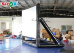 Inflatable Outdoor Screen Big Black Air Sealed Blow Up Movie Screen For Science