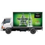 P5 Outdoor LED Display Screen Wall Truck LED Mobile Billboard Trailer AC220V