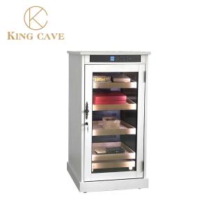 Quality Temperature Control Lockable Single Zone Electric Humidor Cabinet Cigar Cooler wholesale