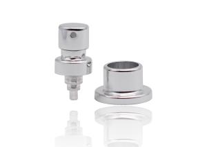 Quality 13mm 15mm Cosmetic Crimp Perfume Bottle Spray Pump Shiny Silver With Step Collar wholesale
