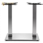 ODM Stainless Steel Metal Pedestal Table Base For Coffee Bar Restaurant
