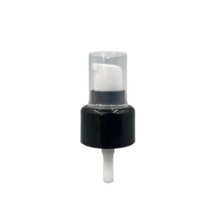Quality Cream 24 410 Pump Dispenser Ribbed Closure metallized 0.2ML/T With Half Cap wholesale