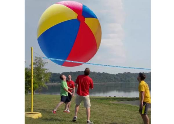 2m 6.5ft Inflatable Beach Ball For Pool Parties, Beach Games, And Lawn Sports