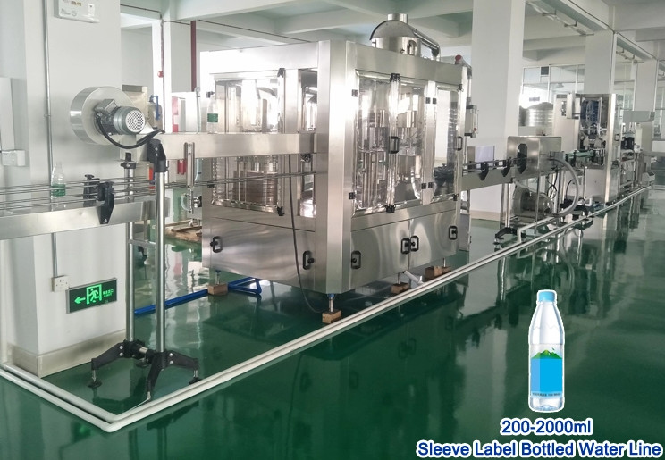 Full Set Complete Plastic Small Bottle Drinking Mineral Water Production Line / PET Bottle Water Filling Machine