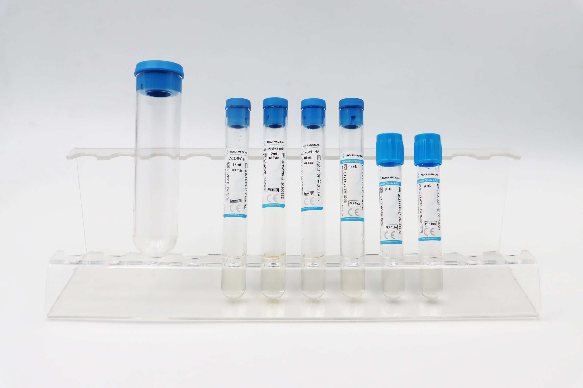 Plastic Tube PRP Tube Platelet Rich Plasma Separation Tube 10ml with ACD Gel and Biotin