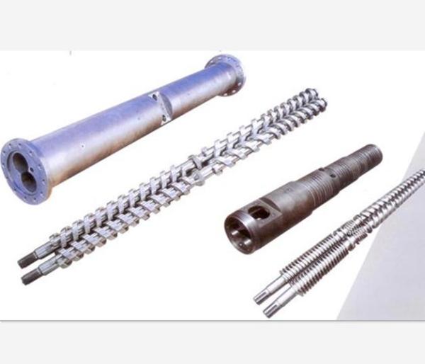 Corrosion Resistance Parallel Twin Screw Barrel And Double Hole Cylinder PVC