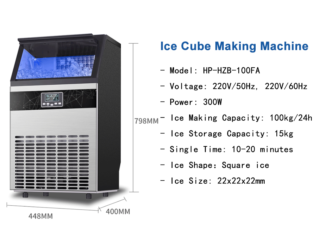 NO App-Controlled 60-100kg Home Mini Commercial Ice Maker Machine for Automatic Ice Cube Making Tap Water Or Bottled Water Input