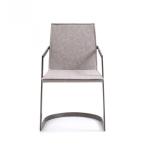 Living Room Furniture Armrest 860mm 10KGS PU Leather Leisure Chair