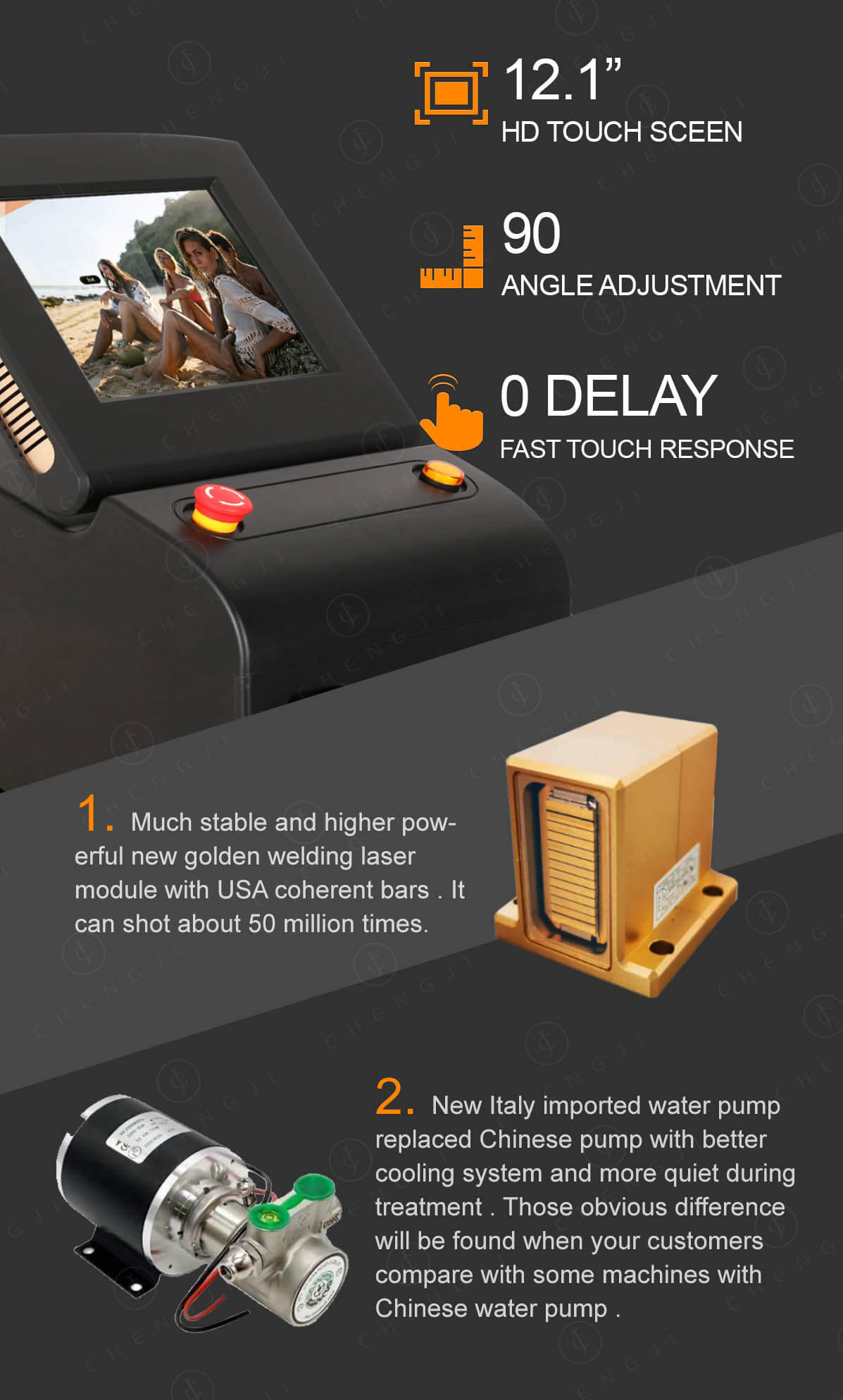 808 Laser Hair Removal Device 1 - 10hz Laser Hair Removal Machine With Cooling