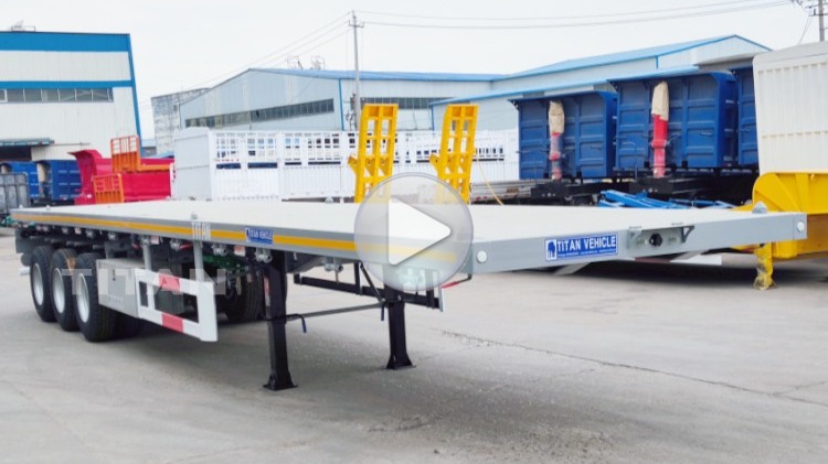 TITAN 3 Axle 40 Ft Flatbed Trailer for Sale Near Me