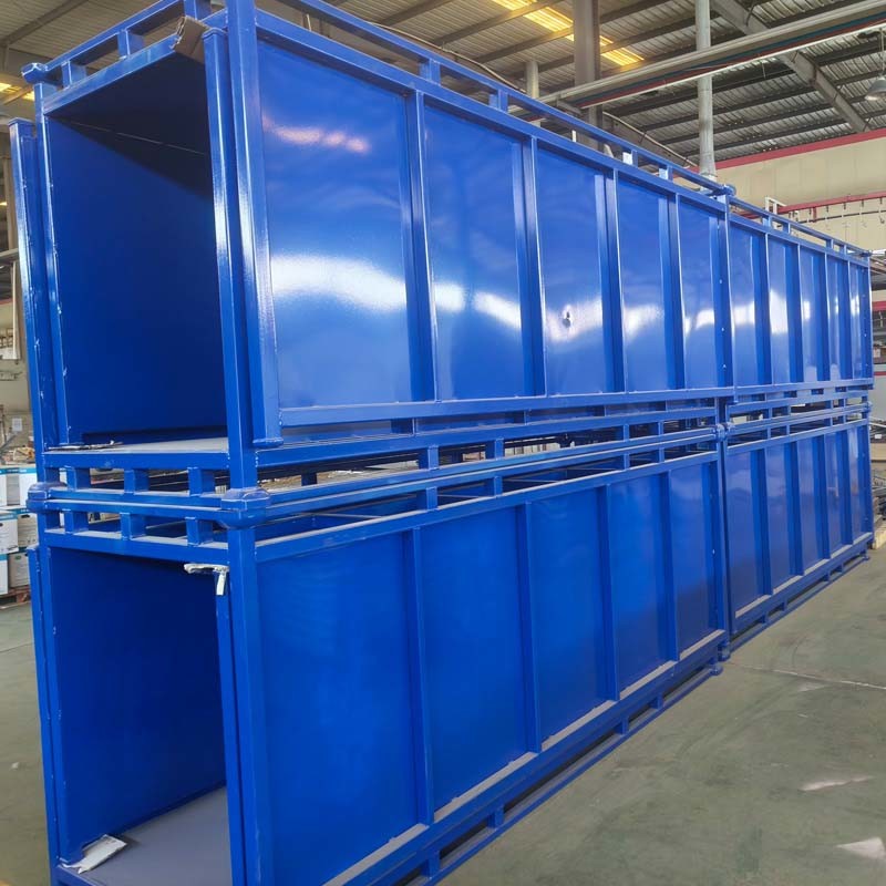 Customized Foldable Stacking Metal Box Pallet Industrial Storage Box