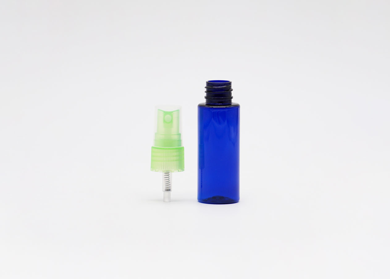 SGS Personal Care PET Flat Shoulder Makeup Cosmetic Spray Bottle