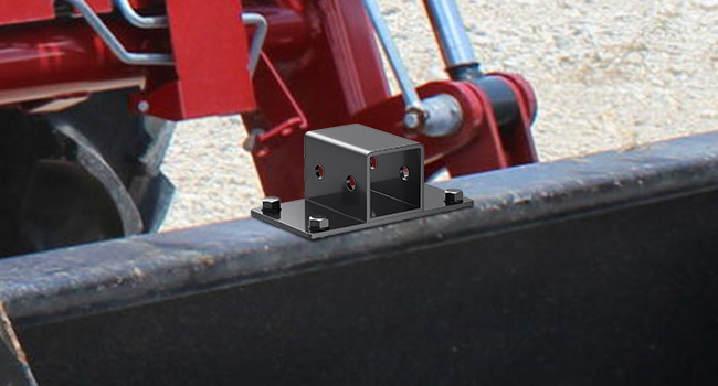 Towing Hitch Receiver 5/8 Inch Diameter Compatible 2 inch Receiver for Tractor Bucket