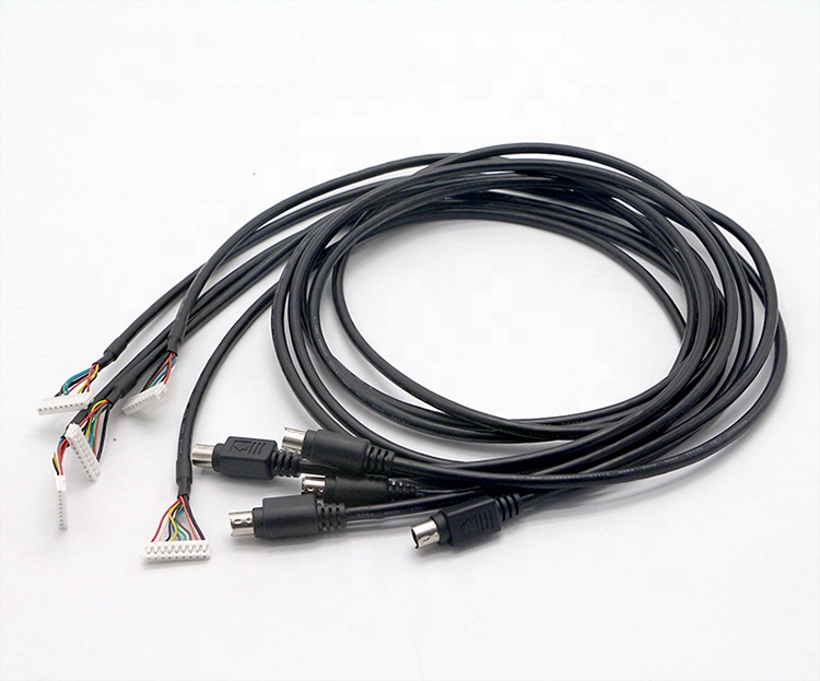 CUSTOM 1M PC Engine Controller S Video 9 PIN JST Connector to 8 PIN Mini DIN To Cable
