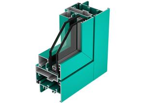 Quality T5 6063 Aluminium Window Profiles Powder Coating Industrial Aluminum Profile wholesale