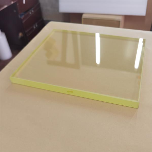 High Durability Lead Glass For Radiation Protection With 1.7mmpb-6.71mmpb Lead