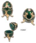 Easter Egg Gift Box Metal Easter Egg Gift Box Pewter Easter Egg Gift Box