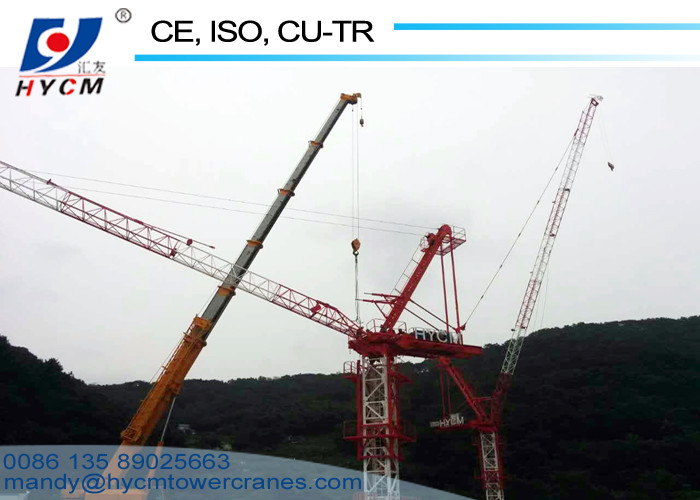 25t 50m jib Luffing Crane Derricking Tower Crane for Construction Building
