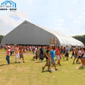 Quality Beautiful Curved Marquee Tent Large Size Anti - Corrosion 1000 People wholesale