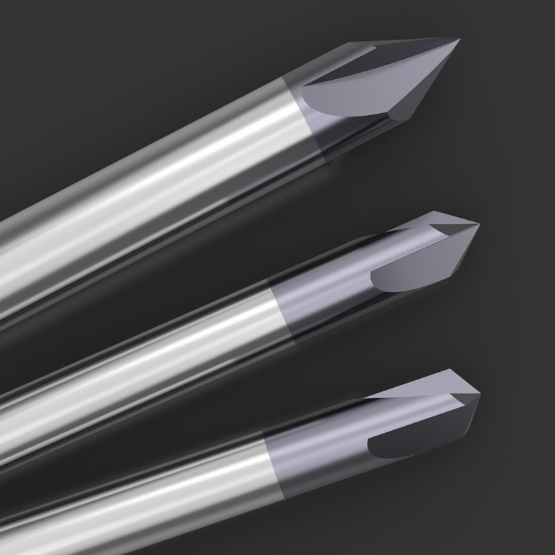 Solid Tungsten Carbide End Mills 2 Flutes Chamfering 16mm End Mills