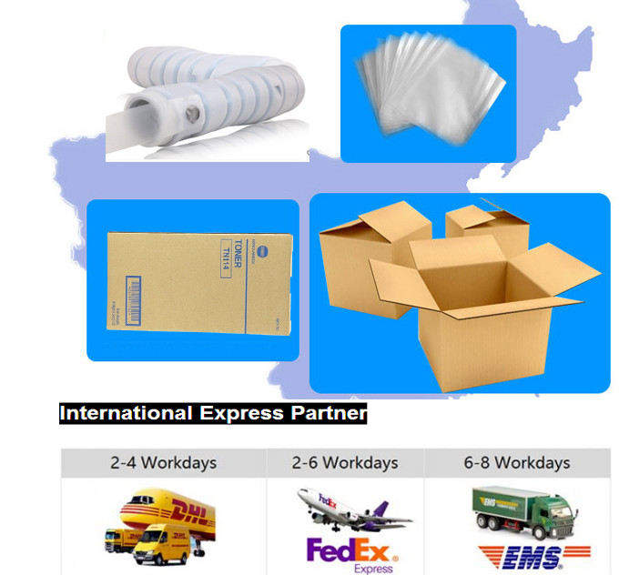 TN114 Konica Minola Toner For Bizhub 162/163/180/181/210/211/7516/7521, DI152,DI183F