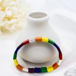 Lovers Magnetic Men Onyx Bracelet Transparent Elastic Rope Bead Bracelet