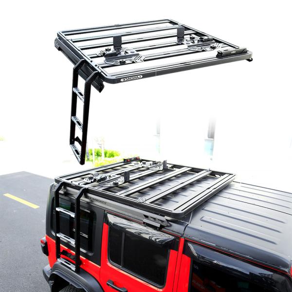 18-23 Wrangler Rubicon Jeep Fitment Universal Aluminum Roof Rack for Off Road