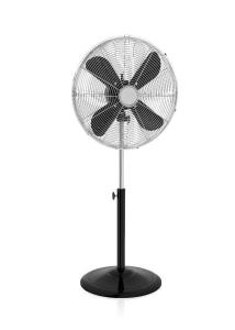 Quality 16&quot; Oscillating Retro Standing Floor Fan On Pedestal Vintage Metal 45W wholesale