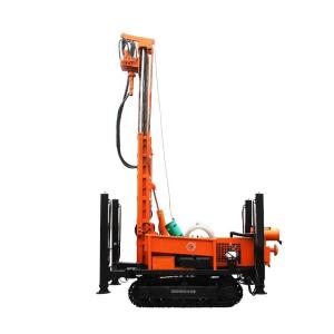 Quality Diesel Power 260m Water Well Rock Pneumatic Drilling Rig wholesale