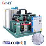 2Mm Thickness Saltwater Flake Ice Machine For Fishery Protection