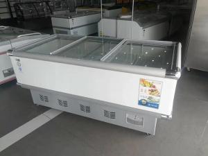 Quality Deep Capacity Island Cabinet Sliding Door Freezer wholesale