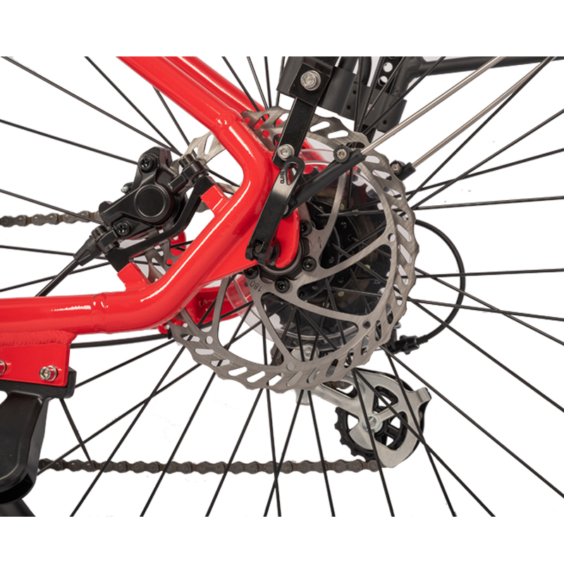 27.5 Inch Electric Road Bike Domanca 2024 Red Electric City Bike with 250w Power