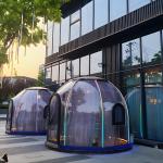 Transparent Curtain Clear Bubble Tents For Outdoor Camping And Events