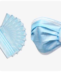 Quality Medical Grade Non Woven 3 Ply Disposable Earloop Face Mask wholesale