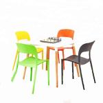 Anti Slip Plastic Restaurant Chairs , Modern Plastic Dining Room Chairs