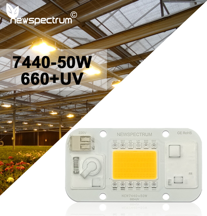 25mm Horticulture COB DOB LED Plant Growth Lamp 660nm For Indoor Greenhouse