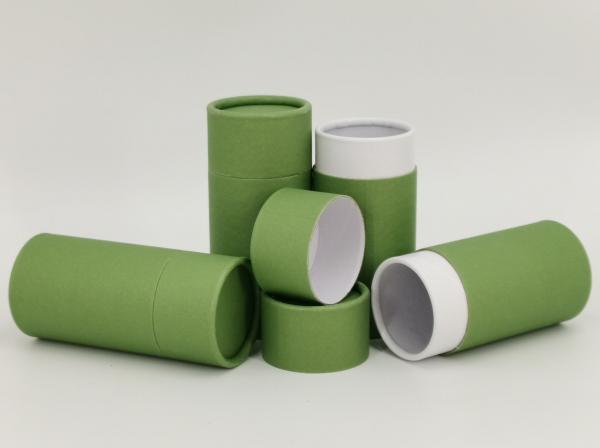 Biodegradable Essential Oil Packaging Custom Logo Cosmetic Paper Tube