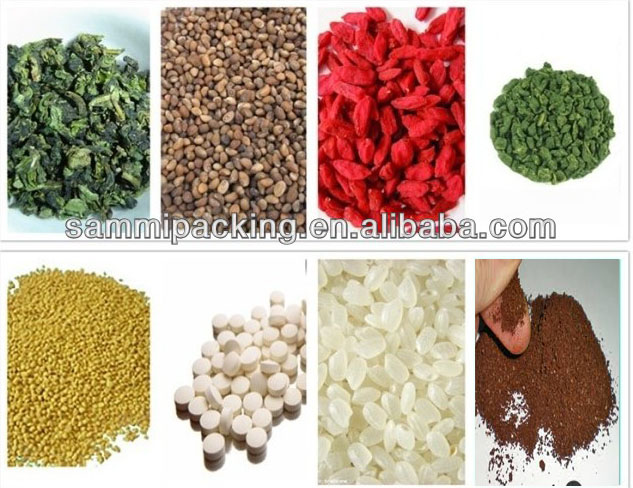 100g granules tea leaves potato chips powder spiral weighing machine packing filling machine