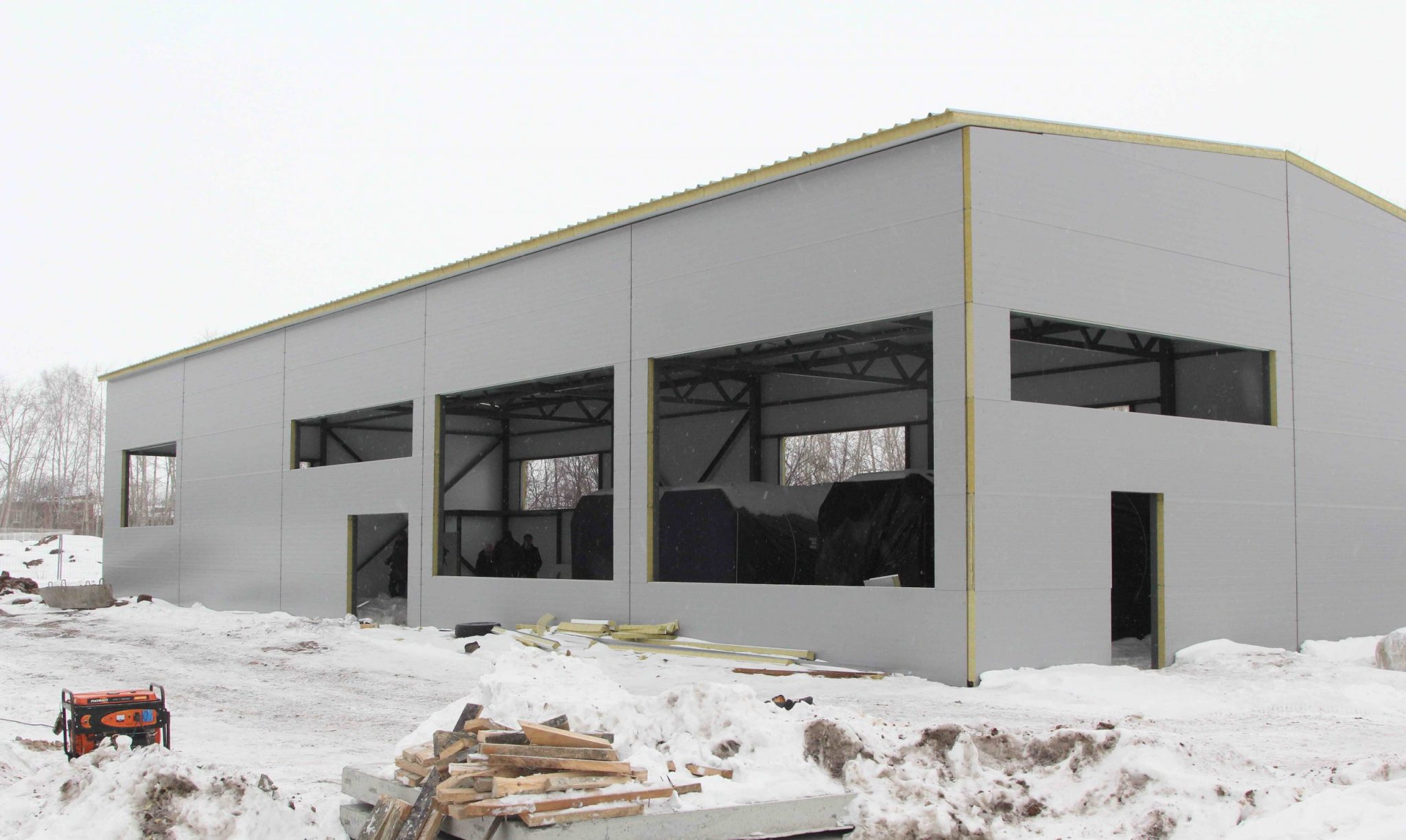 Contemporary Rock Wool Composite Roofing Panels For Cold Room Construction