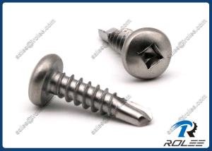Quality 304/316/410 Stainless Steel Robertson Square Pan Head Self Drilling Screws wholesale