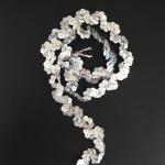 Silver Leiser Sequin Ric Rac Ribbon 1cm