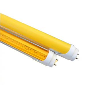Quality Flexible Yellow Cover Light T8 LED Tube No UV/IR/Blue Light, Long Lifespan, 5-Year Warranty wholesale