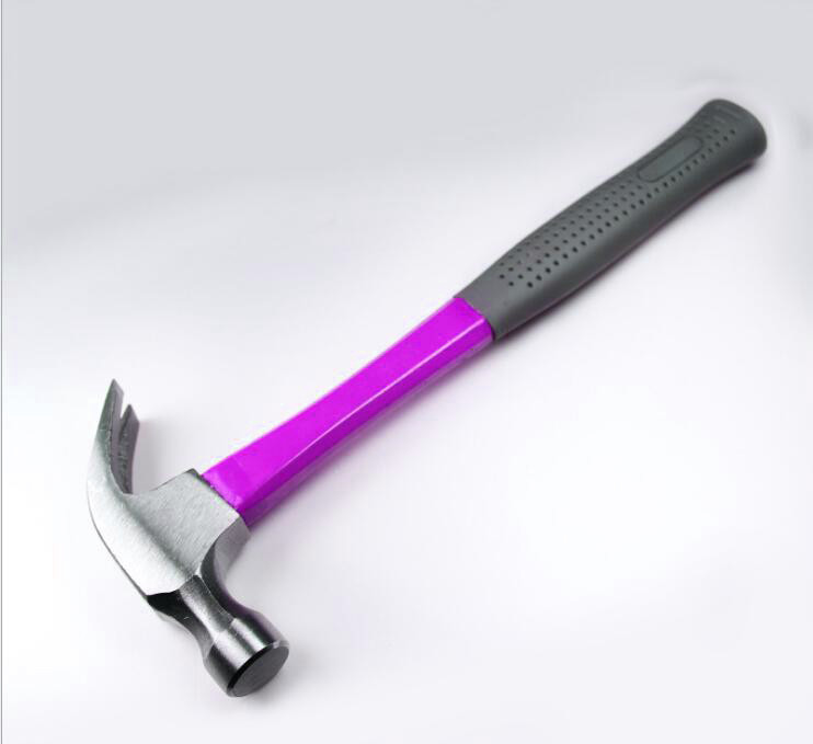Good price American Type Claw Hammer(XL0007-C) with grade A polishing surface and color handle