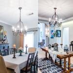 Country metal Chandelier Led Retro Candle Chandeliers vintage Loft interior