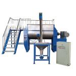 5.5 KW Powder Ribbon Blender Mixer Automatic Carbon Steel