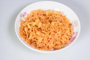 Quality restaurant Gold 30*50mm Healthy Crispy Fried Onion wholesale